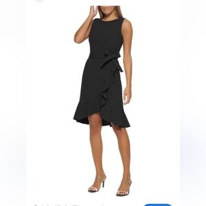 Brand new Calvin Klein Flounce hem sleeveless dress Size 4